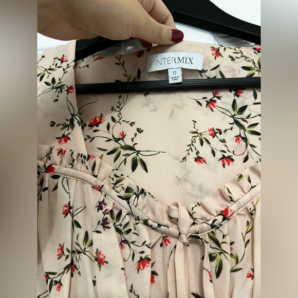 Intermix Silk Top - Picture 3 of 5